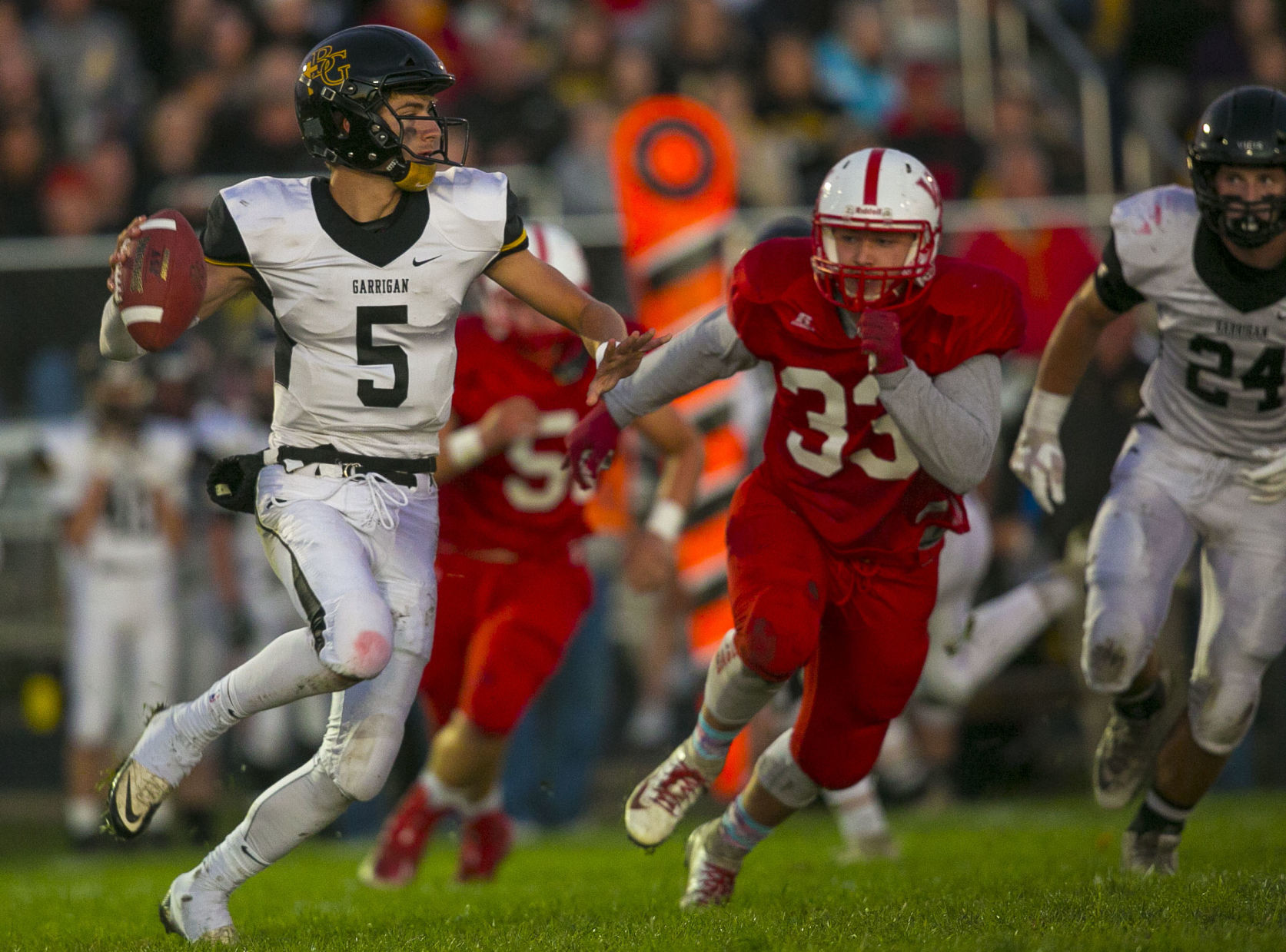 Fball Bishop Garrigan vs. West Hancock 3